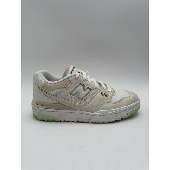 New Balance 550 Women's USED Casual Shoe Beige US Size 6 Medium (BBW550FB) - Picture 4 of 11